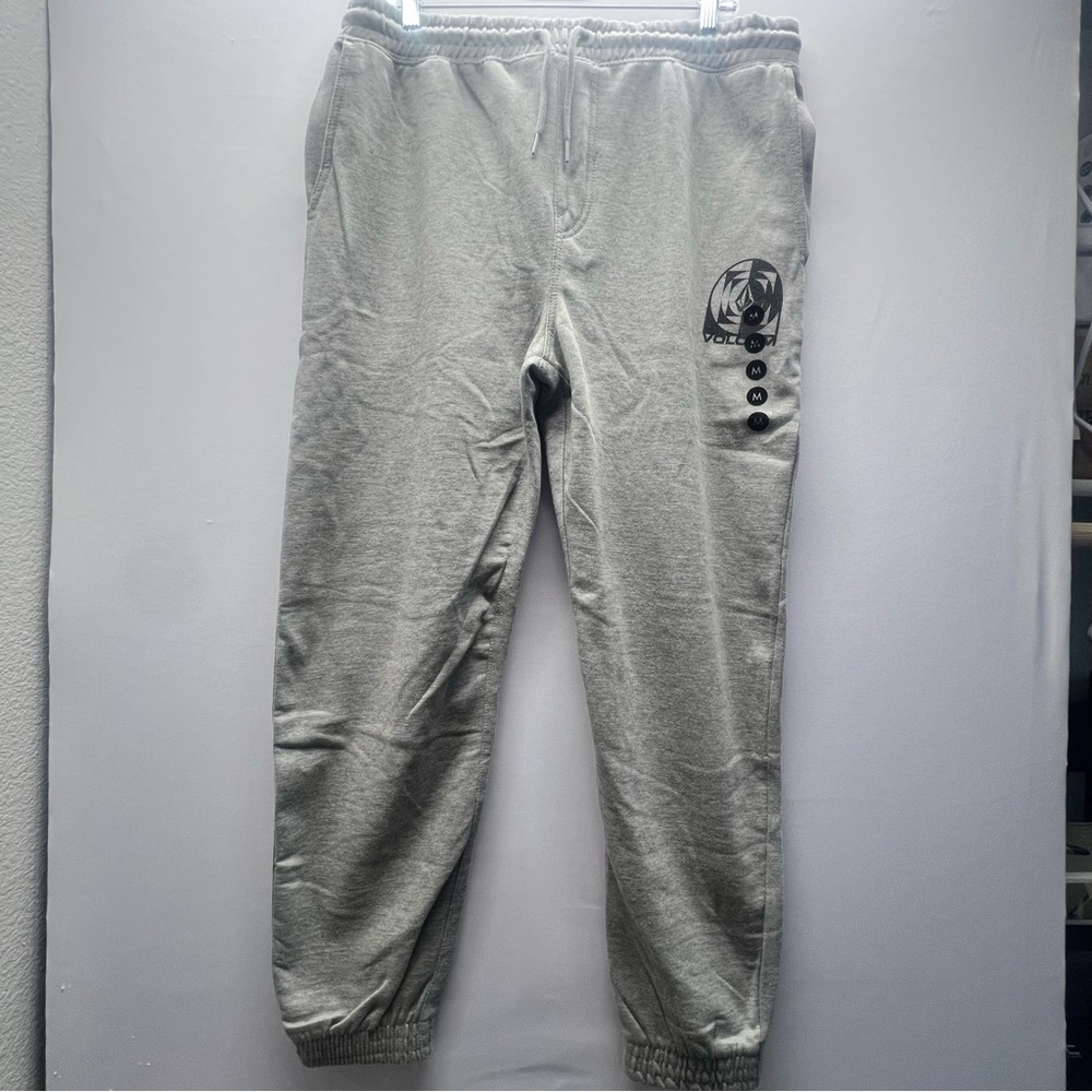 Gray Jogger Sweatpants with Graphic